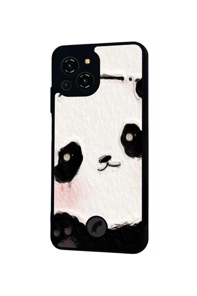 Reeder S23 Pro Max Uyumlu Panda Tasarımlı Glossy Premium Kılıf