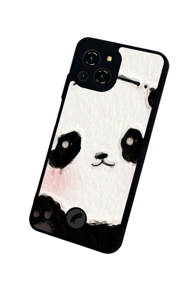 Reeder S23 Pro Max Uyumlu Panda Tasarımlı Glossy Premium Kılıf