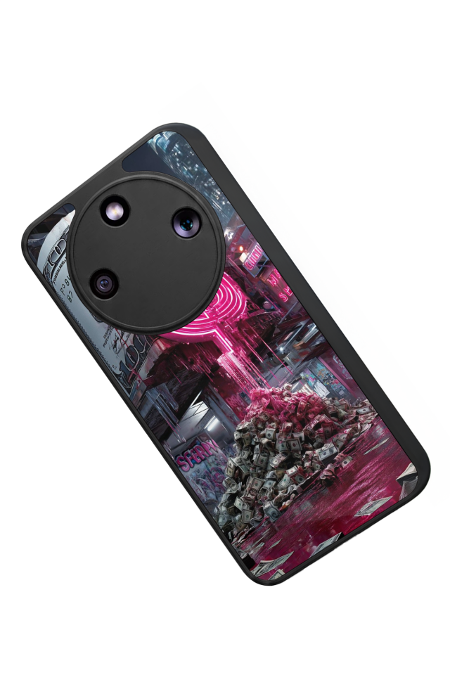 Honor Magic 8 Lite Uyumlu Para Tasarımlı Glossy Premium Kılıf