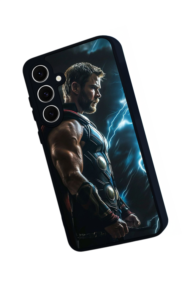 Samsung Galaxy S24 FE Uyumlu Thor Tasarımlı Glossy Premium Kılıf