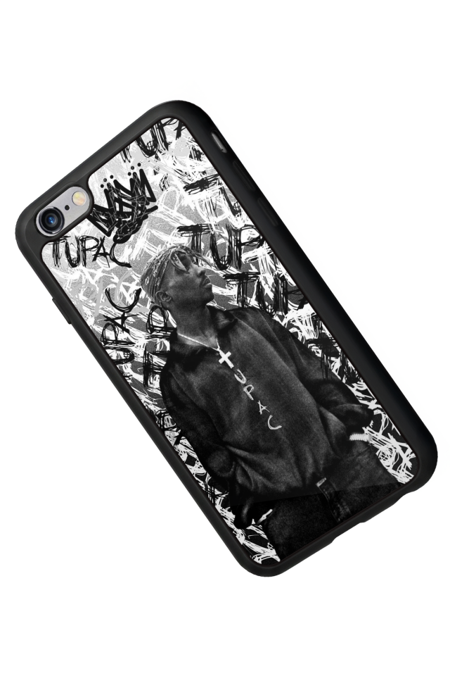 iPhone 6 Plus Uyumlu Tupac Tasarımlı Glossy Premium Kılıf