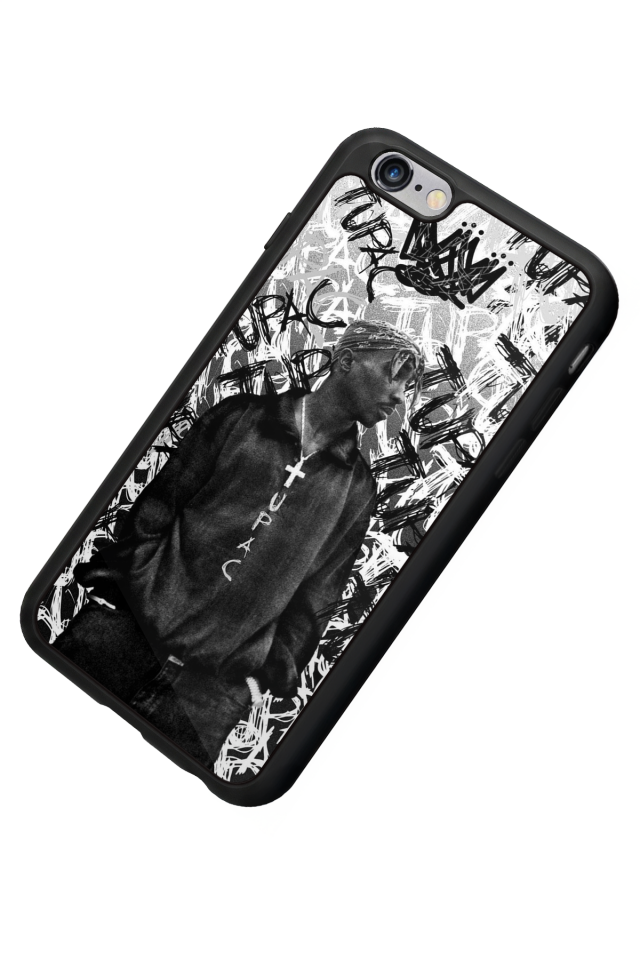 iPhone 6 Plus Uyumlu Tupac Tasarımlı Glossy Premium Kılıf