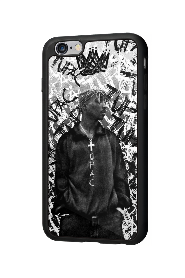 iPhone 6 Plus Uyumlu Tupac Tasarımlı Glossy Premium Kılıf