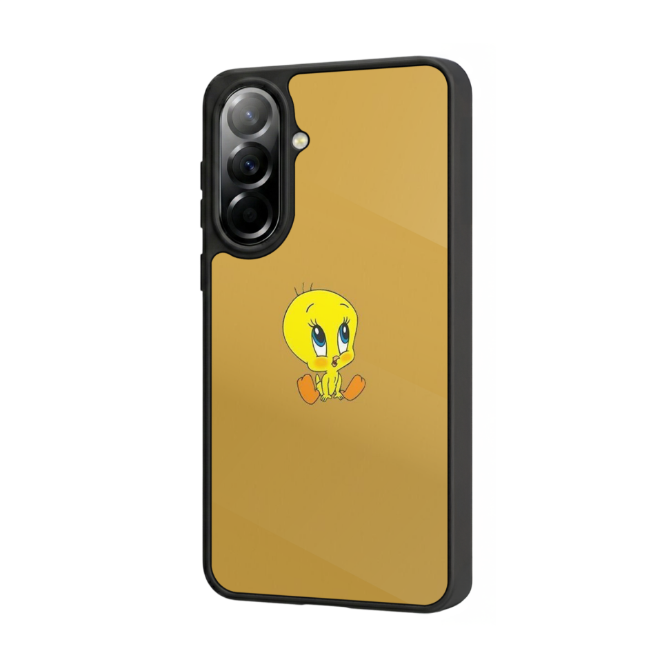 Samsung Galaxy A37 Uyumlu Tweety Tasarımlı Glossy Premium Kılıf