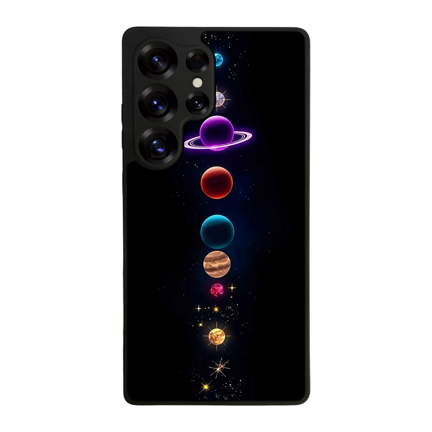 Samsung Galaxy S25 Ultra Uyumlu Uzay Tasarımlı Glossy Premium Kılıf