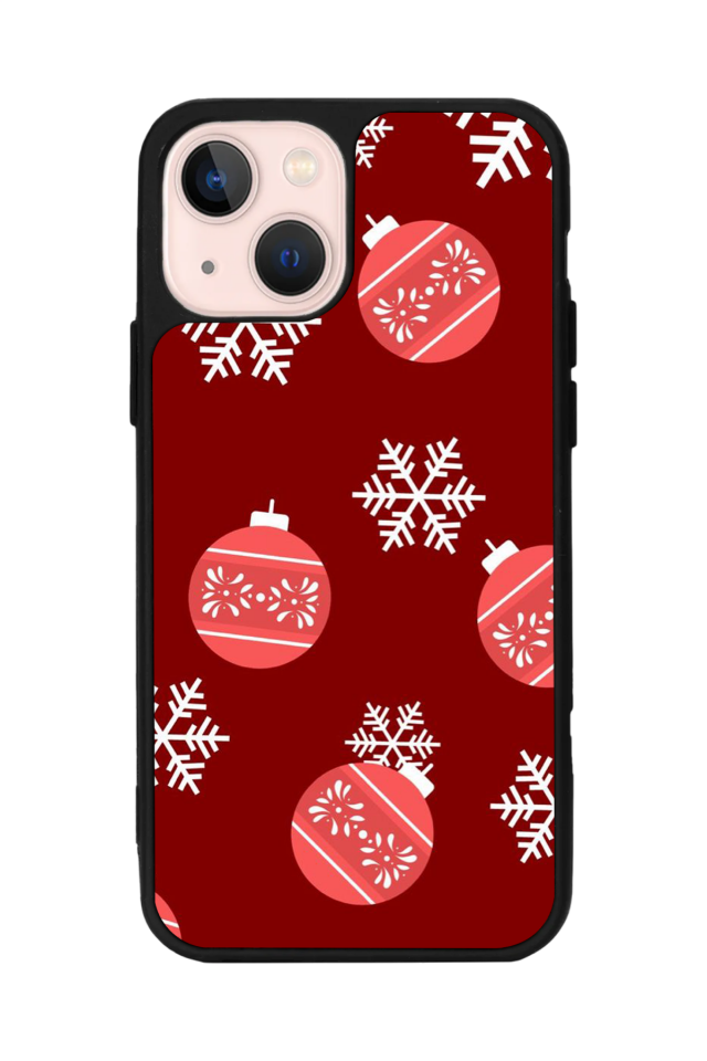 iPhone 13/14 Uyumlu Yilbasi Christmas Tasarımlı Glossy Premium Kılıf