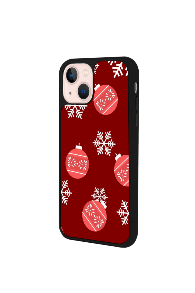 iPhone 13/14 Uyumlu Yilbasi Christmas Tasarımlı Glossy Premium Kılıf