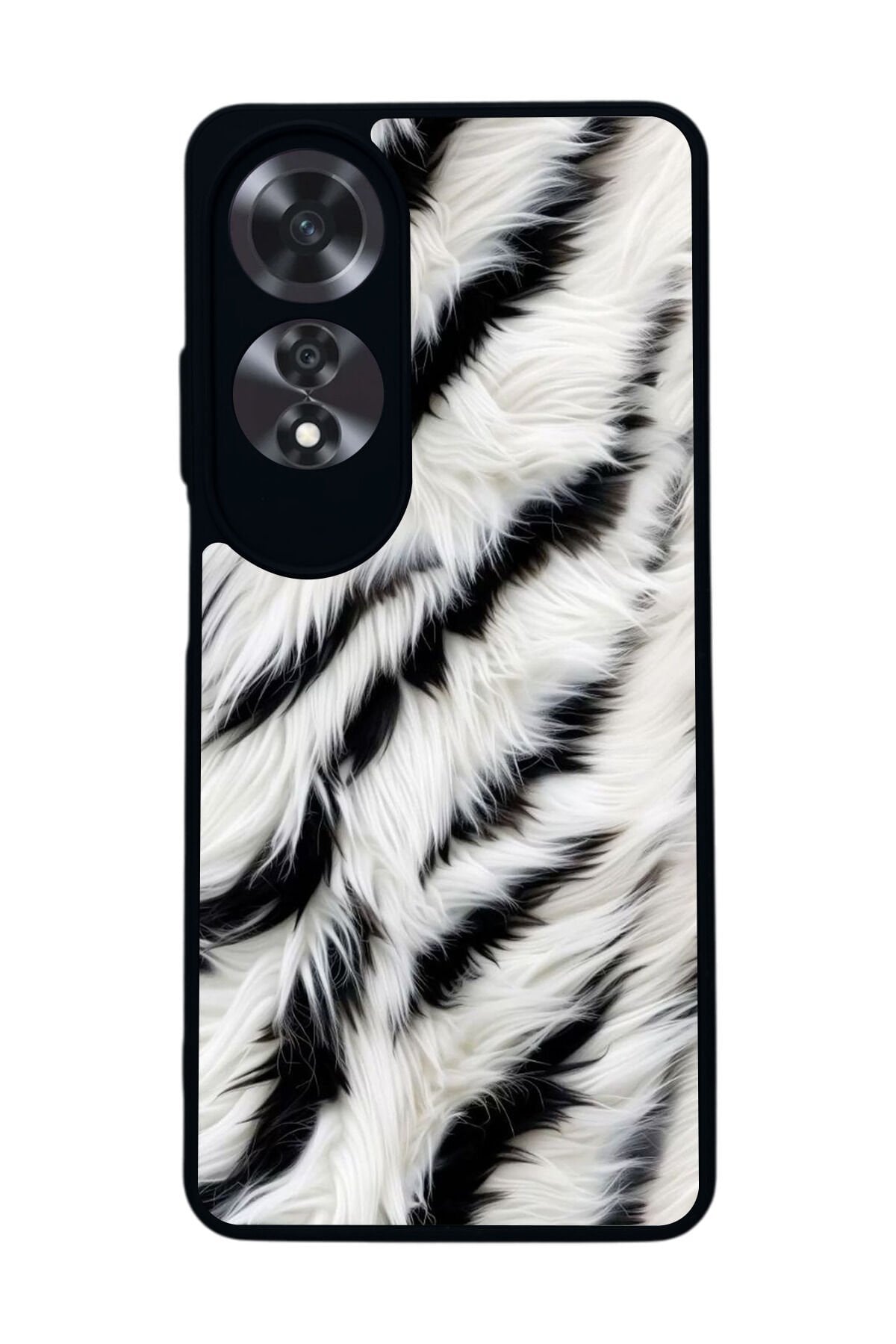 Oppo A60 Mat Siyah uyumlu Kılıf – Yumuşak Silikon, Koruyucu, Şok Emici Kapak
