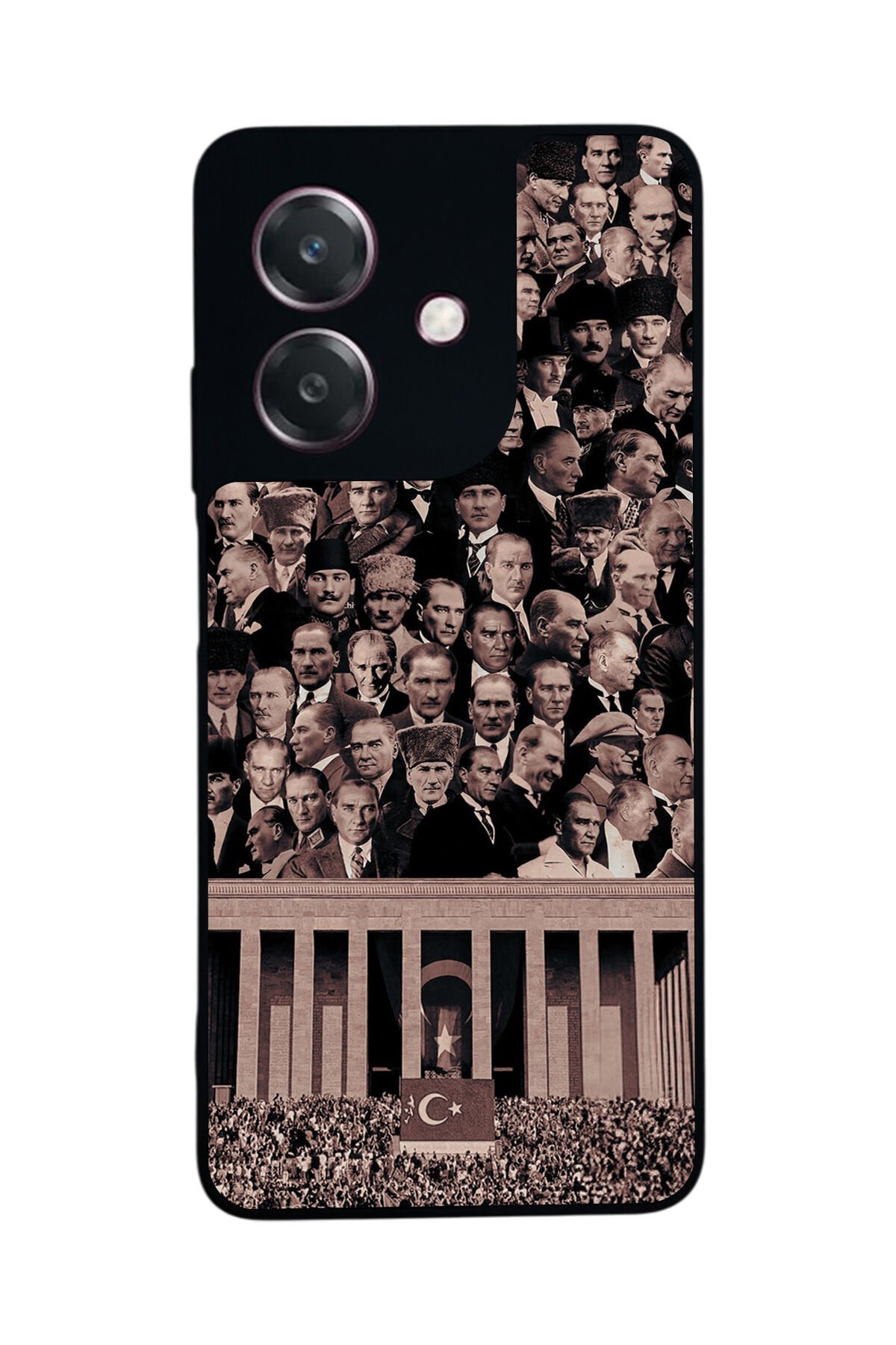Oppo A3 5G Uyumlu Mustafa Kemal Ataturk Tasarımlı Glossy Premium Kılıf