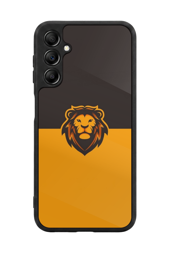 Samsung Galaxy A14 Uyumlu Aslan Tasarımlı Glossy Premium Kılıf