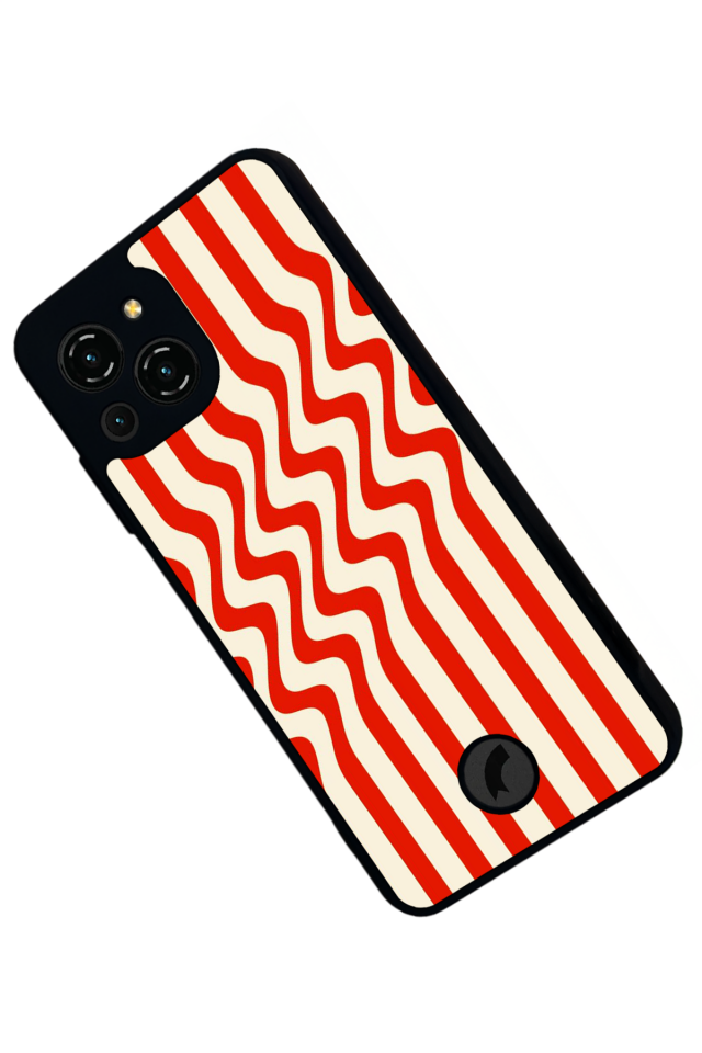 Reeder S23 Pro Max Uyumlu Çizgi Sanatı Tasarımlı Glossy Premium Kılıf