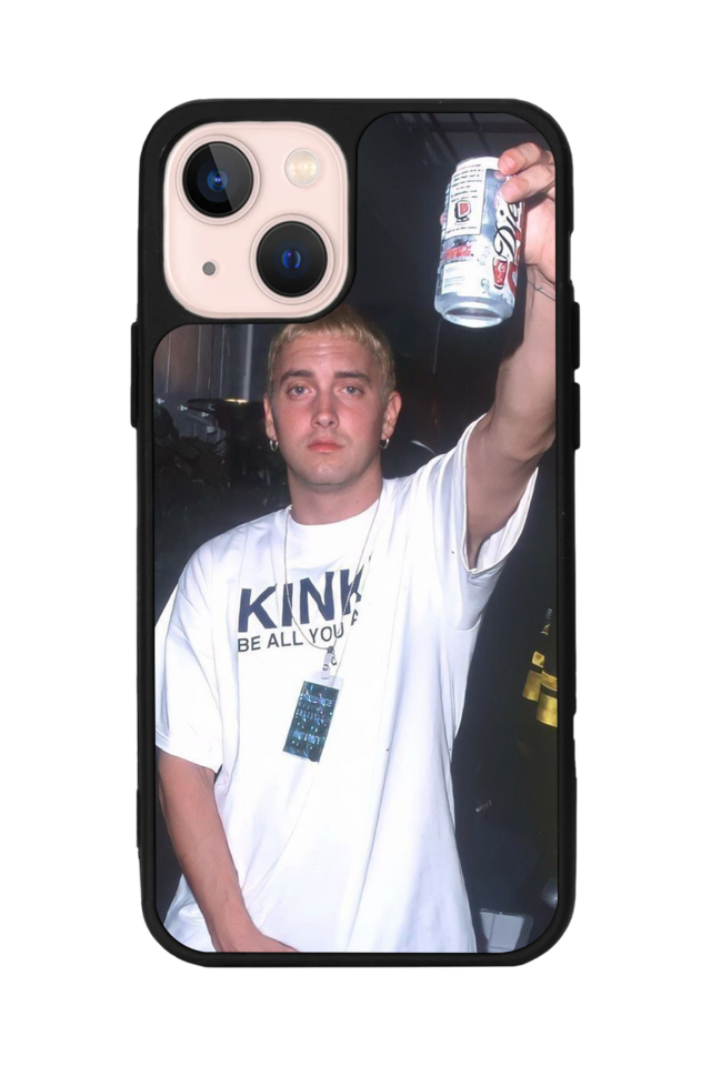 iPhone 13 Mini Uyumlu Eminem Tasarımlı Glossy Premium Kılıf