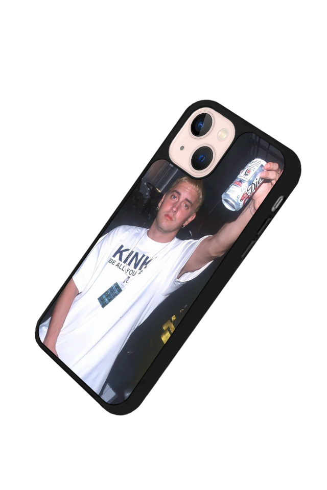 iPhone 13 Mini Uyumlu Eminem Tasarımlı Glossy Premium Kılıf