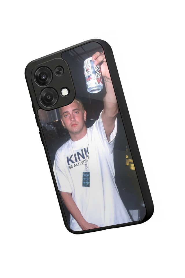 Oppo A6 Pro Uyumlu Eminem Tasarımlı Glossy Premium Kılıf