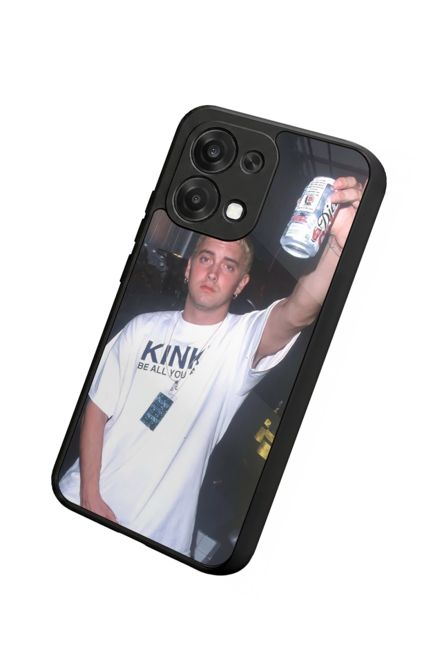 Oppo A6 Pro Uyumlu Eminem Tasarımlı Glossy Premium Kılıf