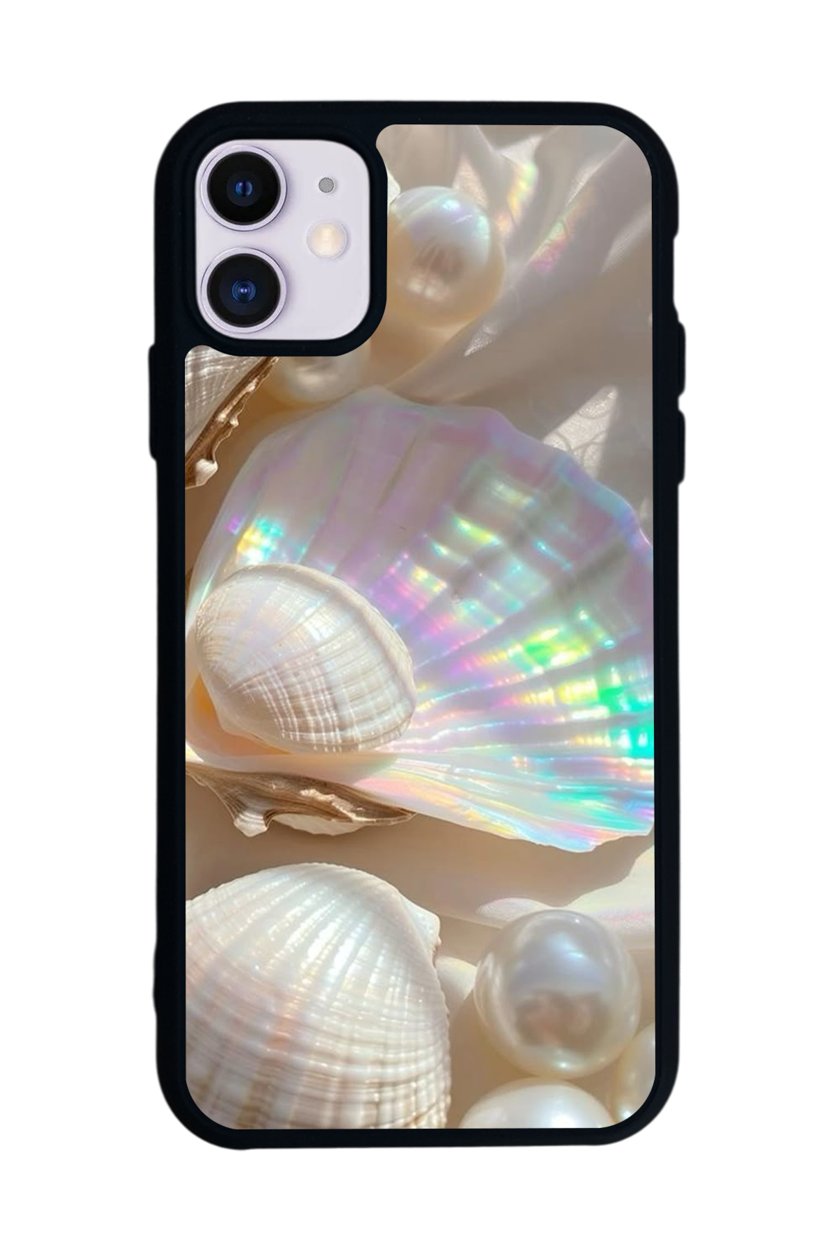 iPhone 11 Uyumlu  İnci Tasarımlı Glossy Premium Kılıf