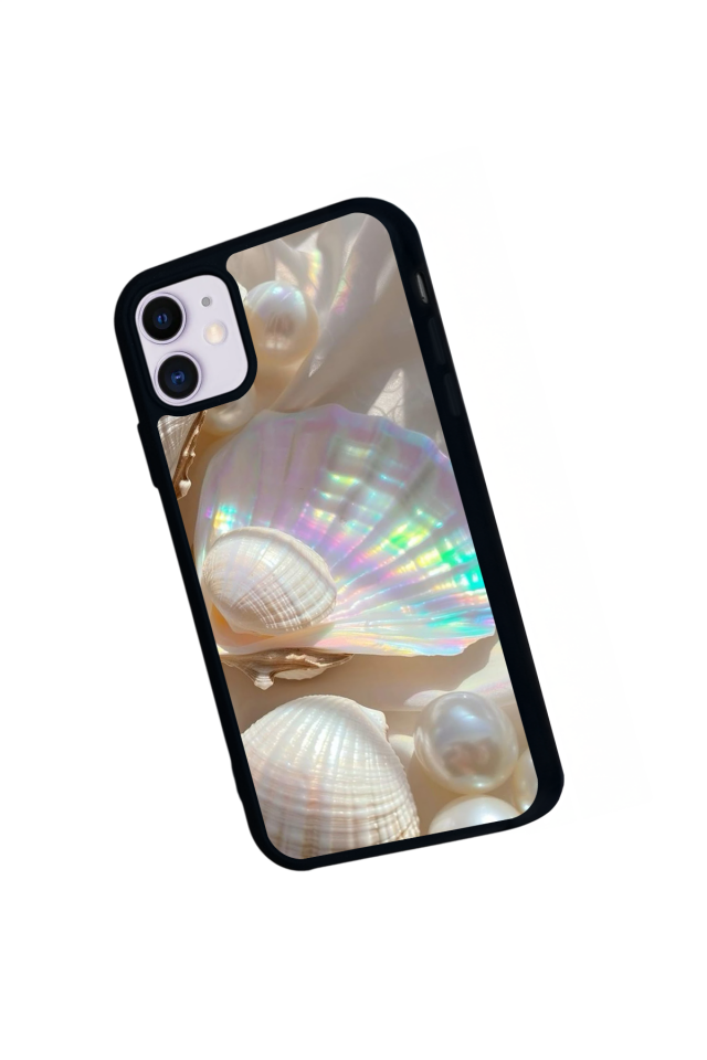 iPhone 11 Uyumlu  İnci Tasarımlı Glossy Premium Kılıf