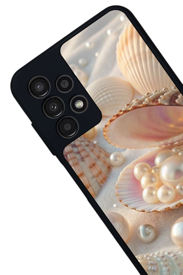 Samsung Galaxy A13 Uyumlu  İnci Tasarımlı Glossy Premium Kılıf