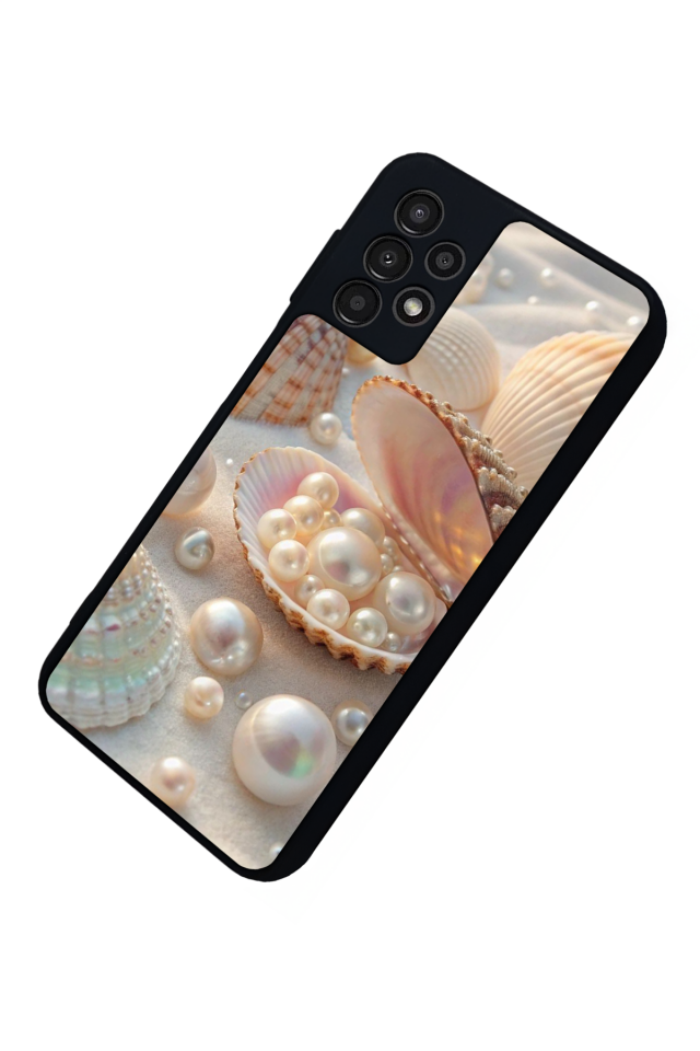 Samsung Galaxy A13 Uyumlu  İnci Tasarımlı Glossy Premium Kılıf