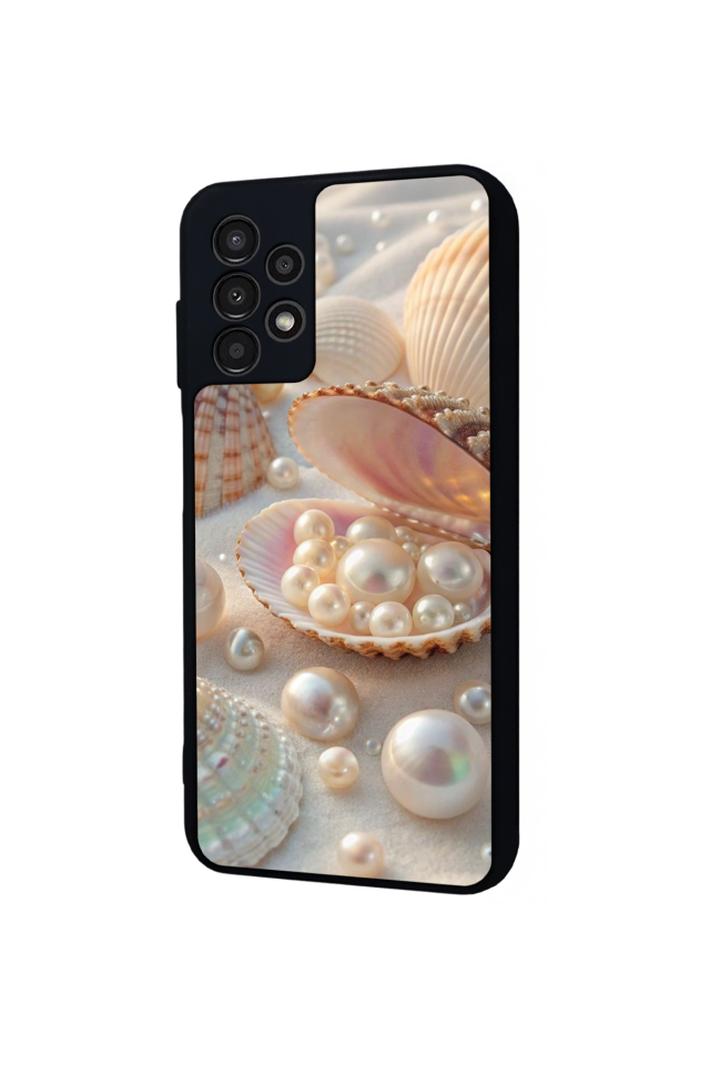 Samsung Galaxy A13 Uyumlu  İnci Tasarımlı Glossy Premium Kılıf