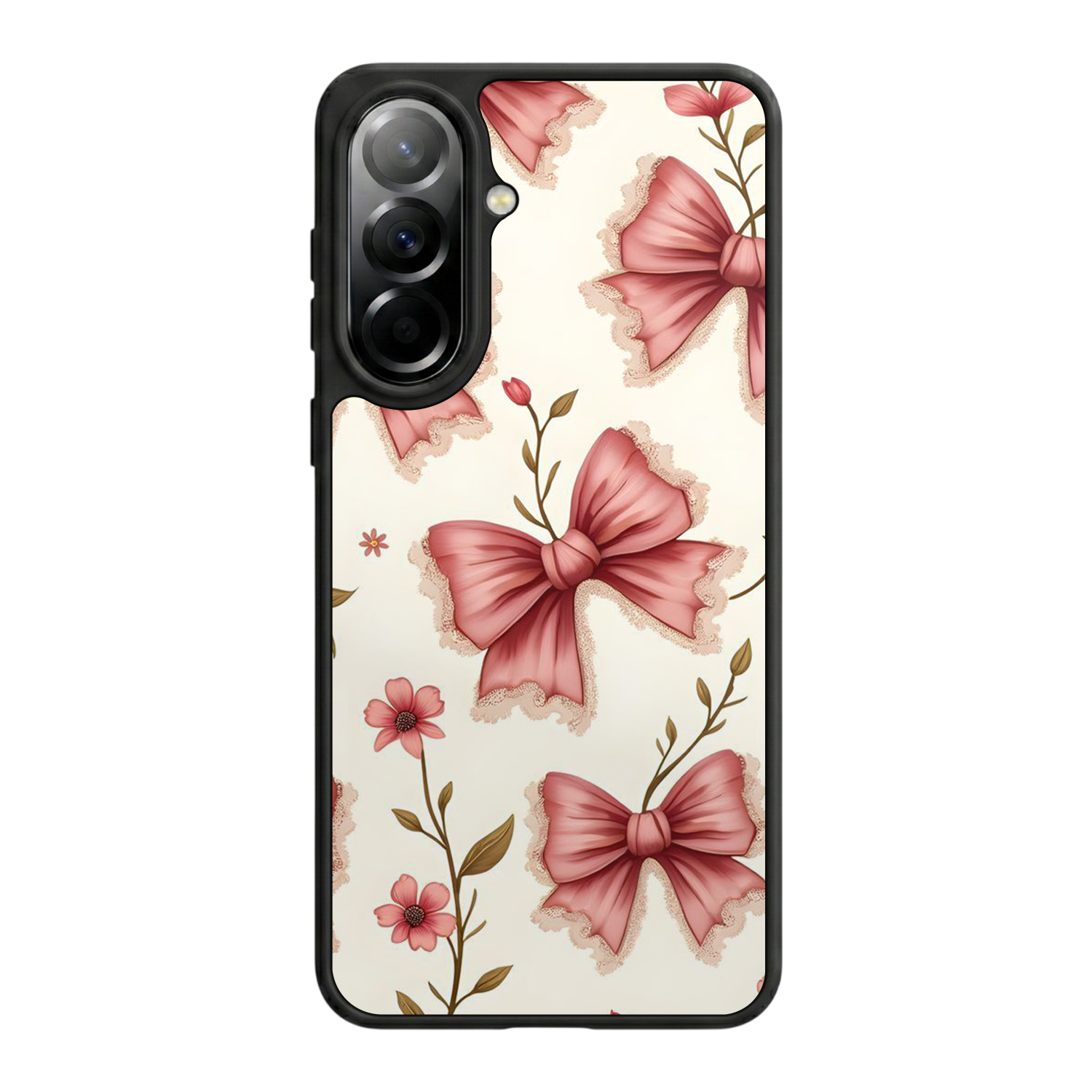 Samsung Galaxy A57 Uyumlu Kurdele Tasarımlı Glossy Premium Kılıf