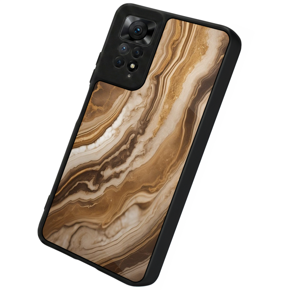 Xiaomi Redmi Note 12 Pro Uyumlu Mermer Marble Tasarımlı Glossy Premium Kılıf
