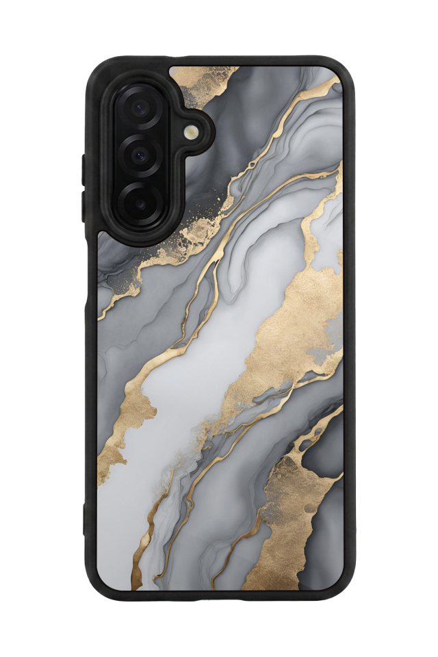 Samsung Galaxy A26 Uyumlu Mermer Marble Tasarımlı Glossy Premium Kılıf