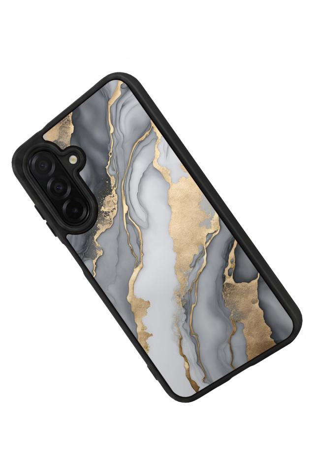 Samsung Galaxy A26 Uyumlu Mermer Marble Tasarımlı Glossy Premium Kılıf