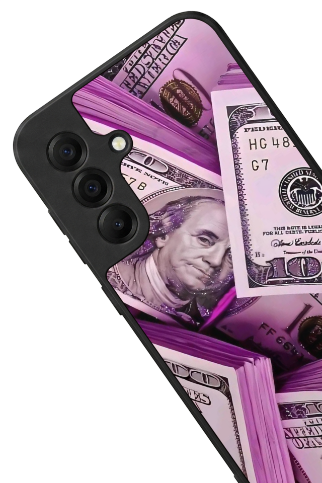 Samsung Galaxy A17 Uyumlu Money Para Tasarımlı Glossy Premium Kılıf