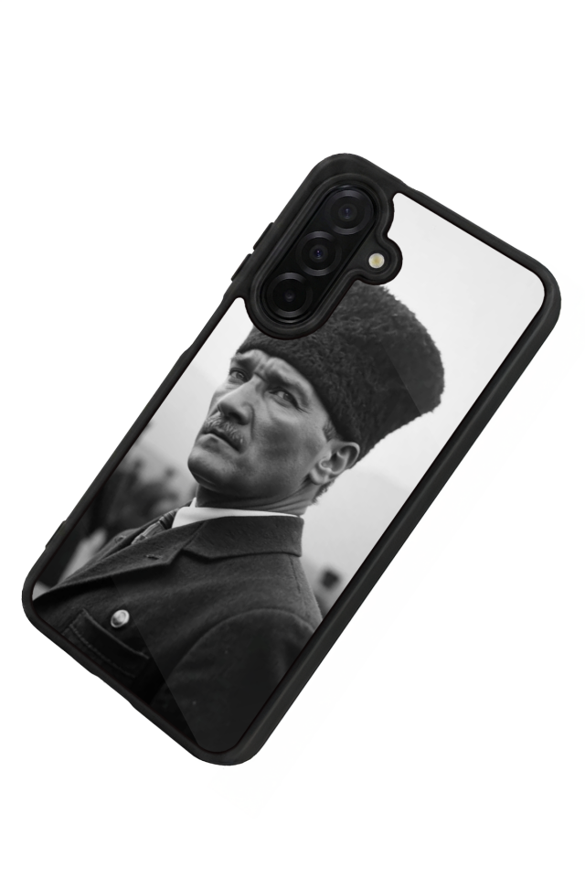 Samsung Galaxy A56 Uyumlu Mustafa Kemal Ataturk Tasarımlı Glossy Premium Kılıf