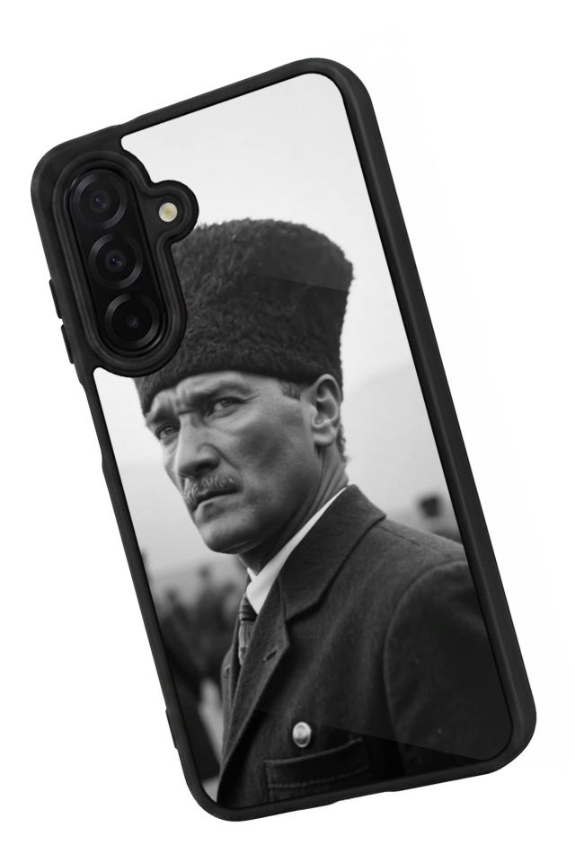 Samsung Galaxy A56 Uyumlu Mustafa Kemal Ataturk Tasarımlı Glossy Premium Kılıf
