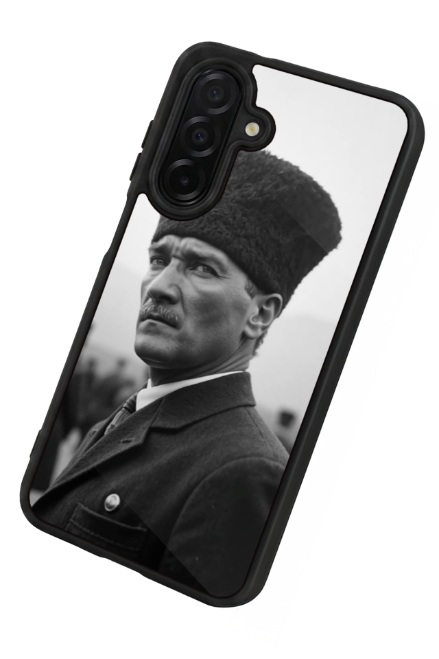 Samsung Galaxy A56 Uyumlu Mustafa Kemal Ataturk Tasarımlı Glossy Premium Kılıf