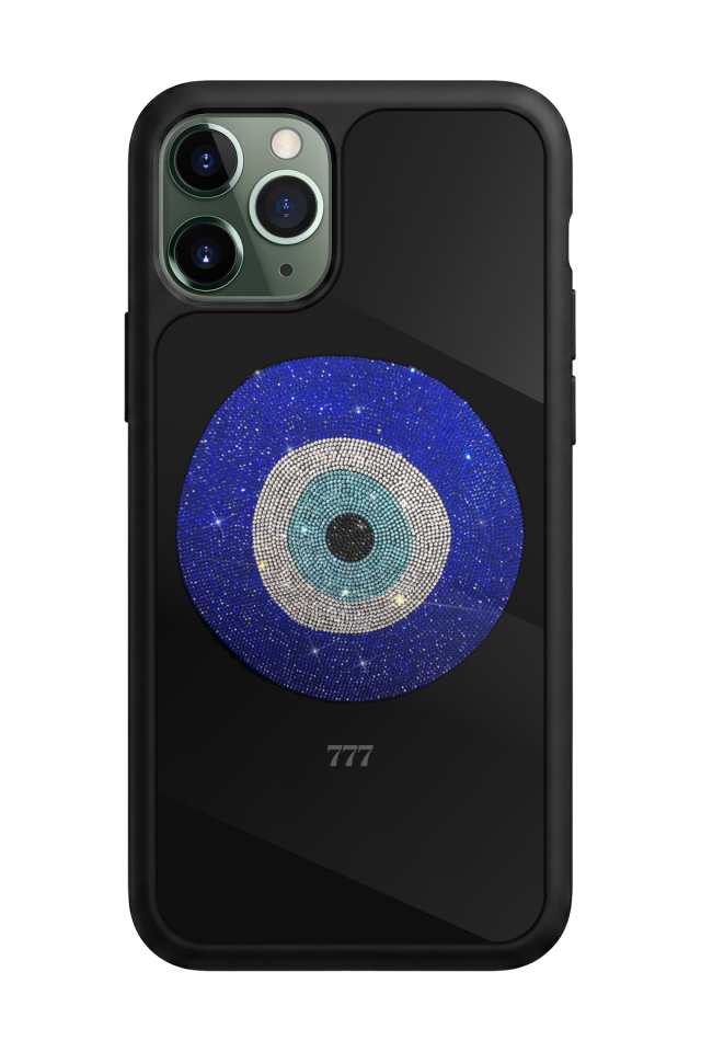 iPhone 11 Pro Uyumlu Nazar Tasarımlı Glossy Premium Kılıf