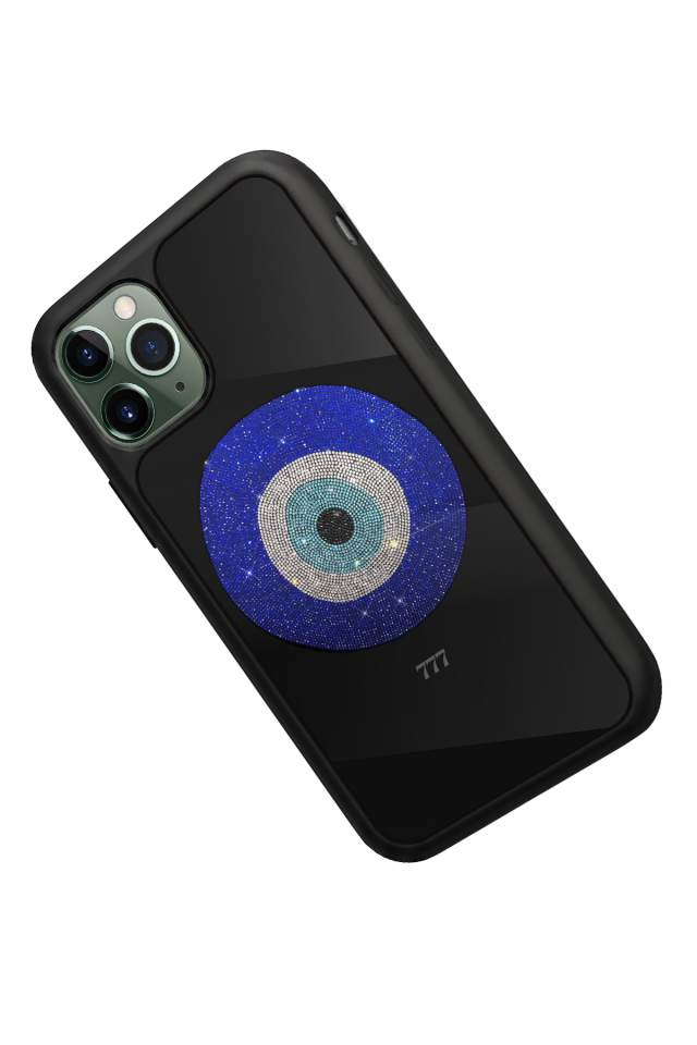 iPhone 11 Pro Uyumlu Nazar Tasarımlı Glossy Premium Kılıf