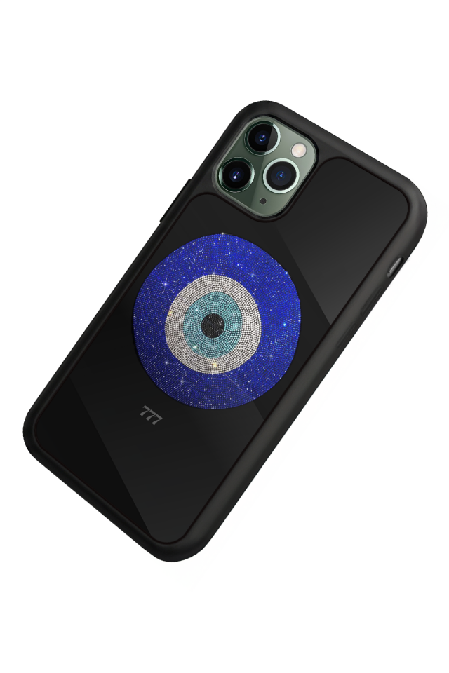 iPhone 11 Pro Uyumlu Nazar Tasarımlı Glossy Premium Kılıf