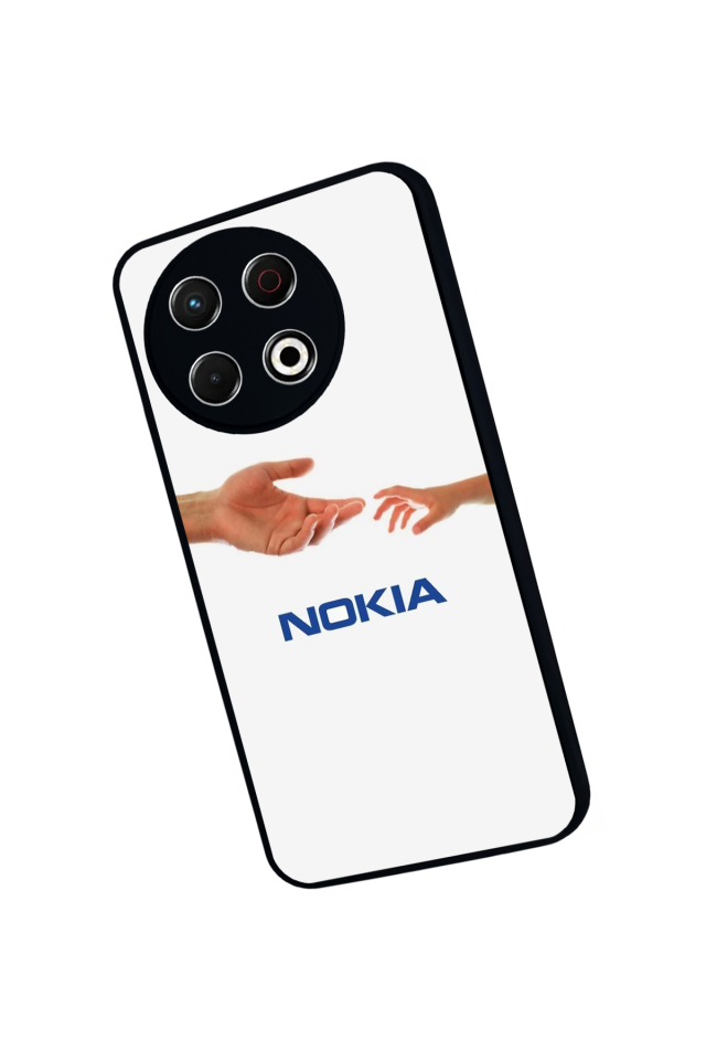 Tecno Spark 30 Pro Uyumlu Nokia Tasarımlı Glossy Premium Kılıf