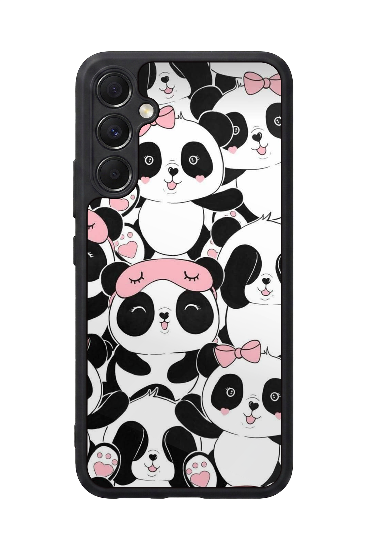 Samsung Galaxy A34 Uyumlu Panda Tasarımlı Glossy Premium Kılıf