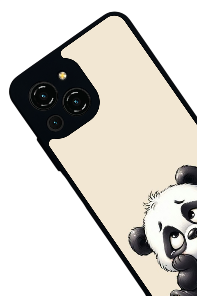 Reeder S23 Pro Max Uyumlu Panda Tasarımlı Glossy Premium Kılıf