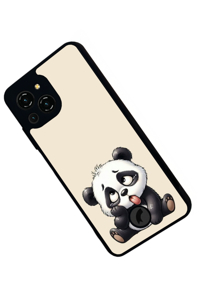 Reeder S23 Pro Max Uyumlu Panda Tasarımlı Glossy Premium Kılıf