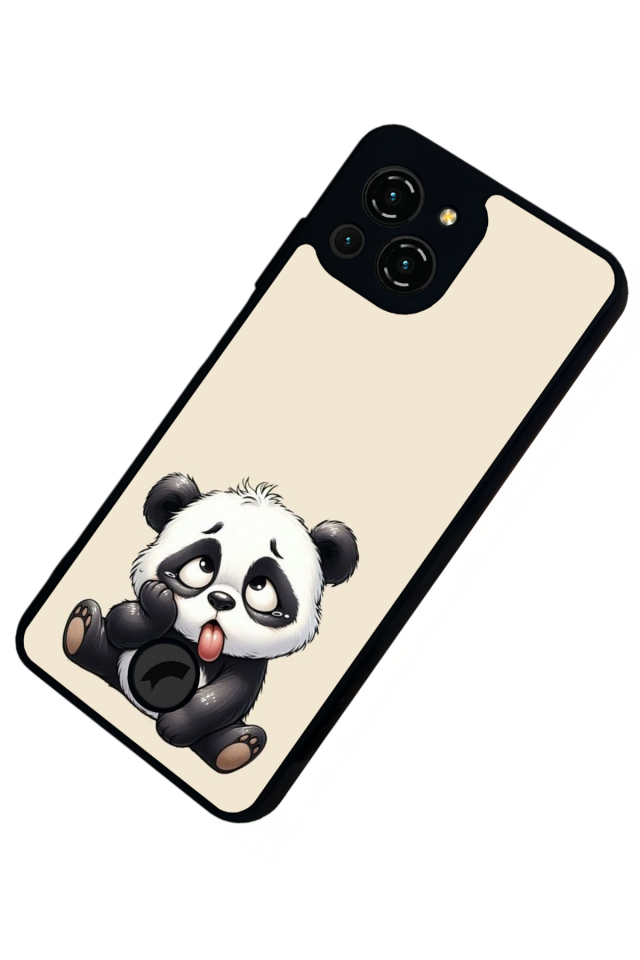 Reeder S23 Pro Max Uyumlu Panda Tasarımlı Glossy Premium Kılıf