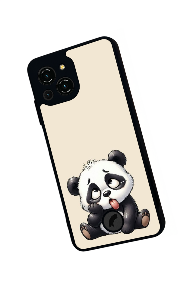 Reeder S23 Pro Max Uyumlu Panda Tasarımlı Glossy Premium Kılıf