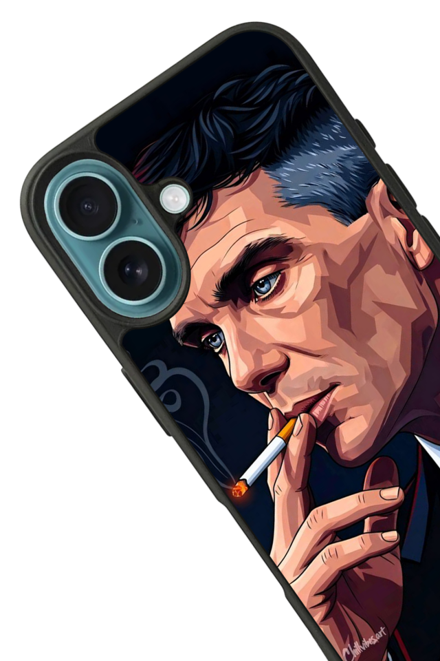 iPhone 16 Uyumlu Peaky Blinders Tasarımlı Glossy Premium Kılıf
