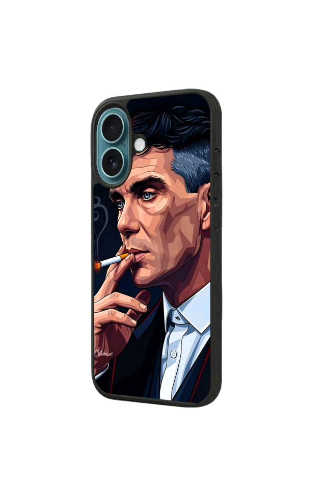 iPhone 16 Uyumlu Peaky Blinders Tasarımlı Glossy Premium Kılıf