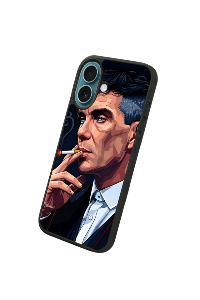 iPhone 16 Uyumlu Peaky Blinders Tasarımlı Glossy Premium Kılıf