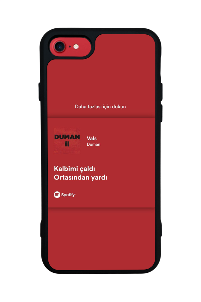 iPhone 8 Uyumlu Sarki Sozleri Tasarımlı Glossy Premium Kılıf