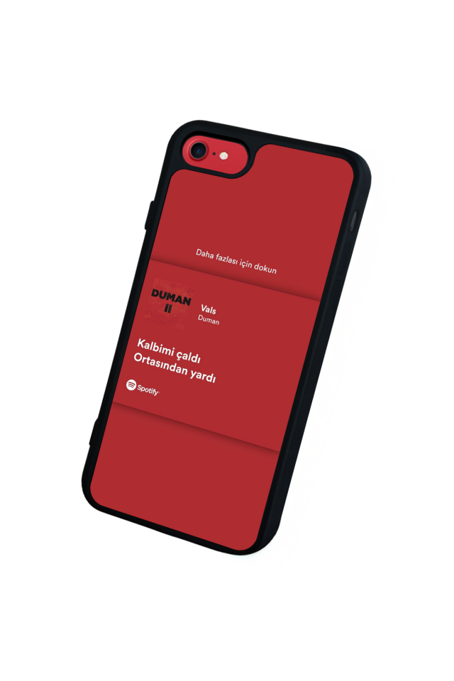 iPhone 8 Uyumlu Sarki Sozleri Tasarımlı Glossy Premium Kılıf