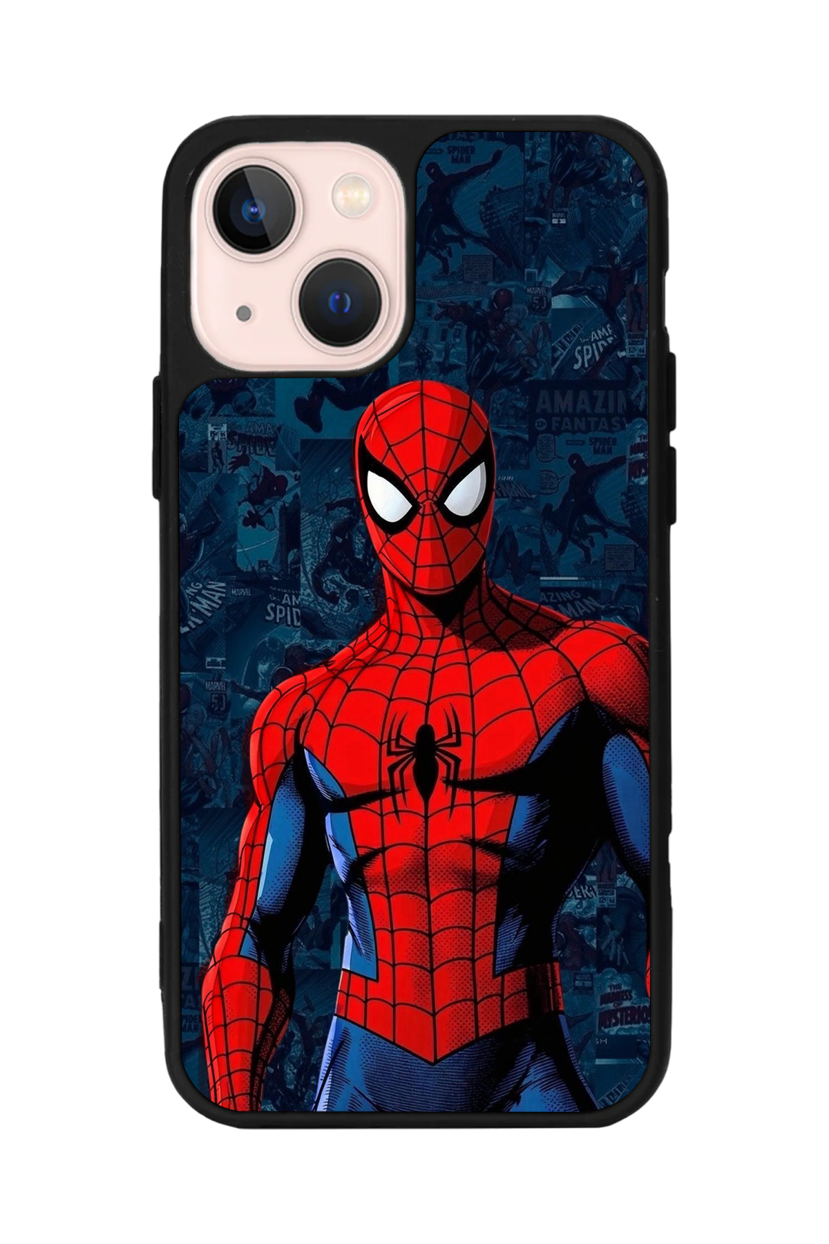 iPhone 15 Uyumlu Spider Man ( Örümcek Adam ) Tasarımlı Glossy Premium Kılıf