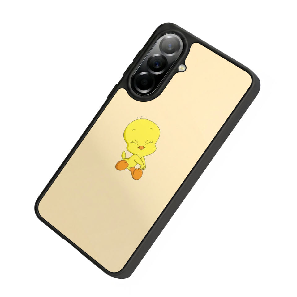Samsung Galaxy A37 Uyumlu Tweety Tasarımlı Glossy Premium Kılıf