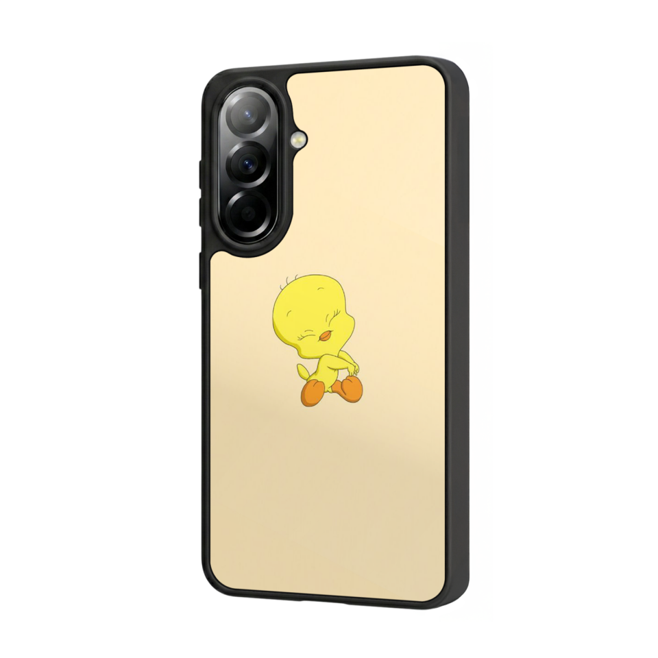 Samsung Galaxy A37 Uyumlu Tweety Tasarımlı Glossy Premium Kılıf