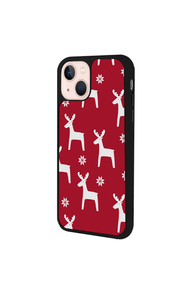 iPhone 13/14 Uyumlu Yilbasi Christmas Tasarımlı Glossy Premium Kılıf